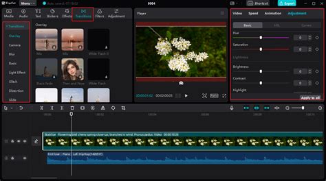 how to add line in capcut pc