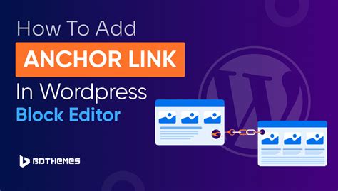 how to add link to a block in wordpress