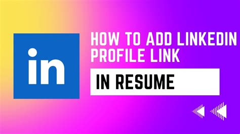 how to add linkedin hyperlink in word