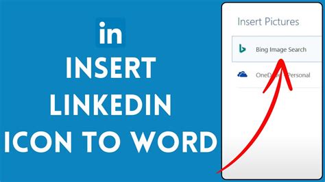 how to add linkedin link in ms word