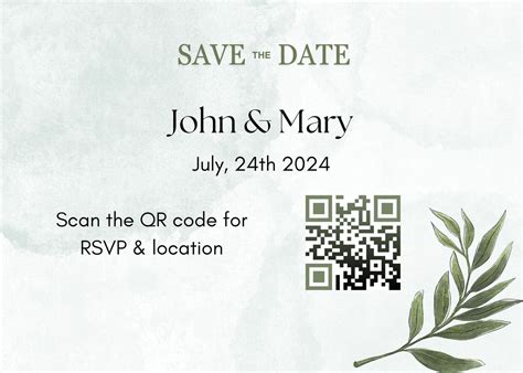 how to add location qr code in invitation canva