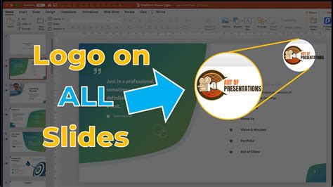 how to add logo to all slides in powerpoint
