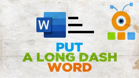 how to add long dash on mac