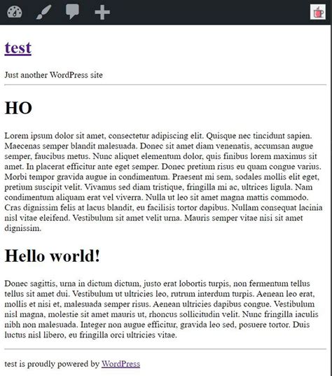 how to add lorem ipsum in wordpress