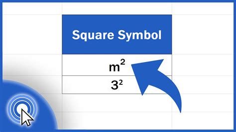 how to add meter square symbol in excel