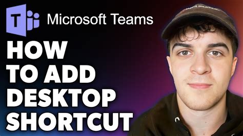 how to add microsoft teams desktop shortcut