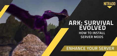 how to add mods to nitrado ark server