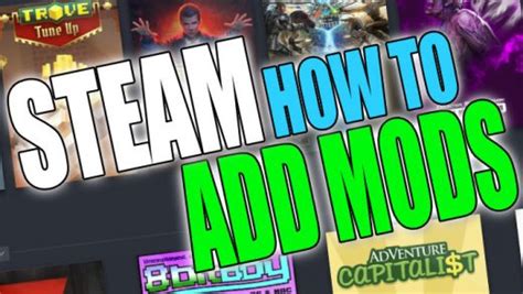 how to add mods to steam workshop