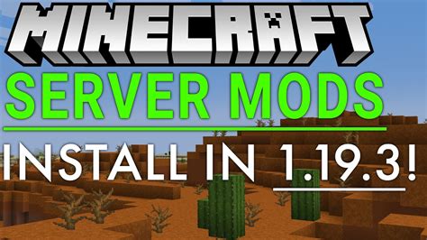 how to add mods to your minecraft java server