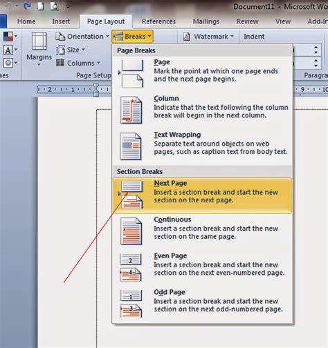 how to add more pages in word