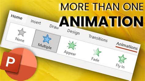 how to add multiple animations in powerpoint