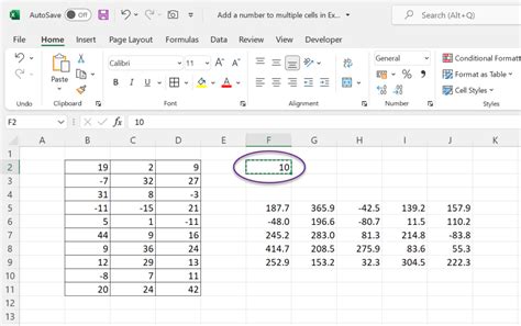 how to add multiple numbers in one cell excel