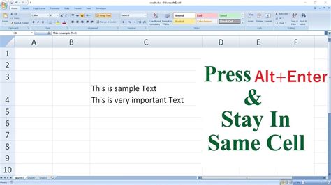 how to add multiple text in one excel cell