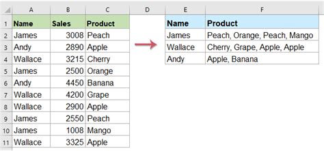how to add multiple values in one cell