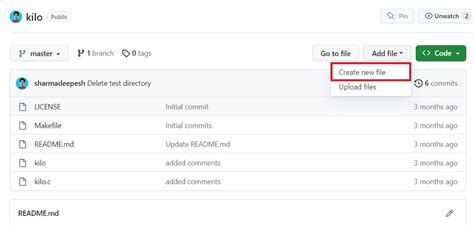 how to add new project to existing repository in github