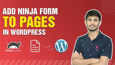 how to add ninja form in wordpress