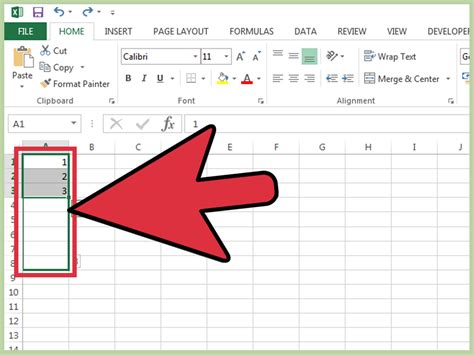 how to add numbers in excel 1 2 3 automatically