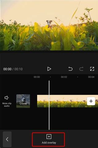 how to add overlay in capcut android