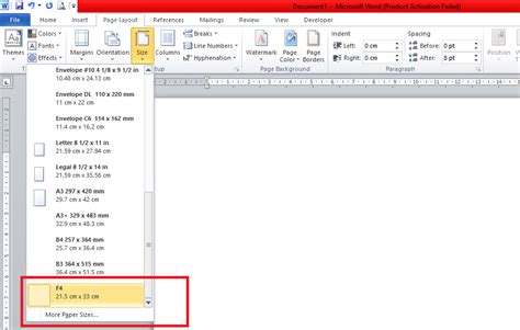how to add paper in word