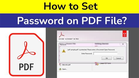 how to add password in pdf for free