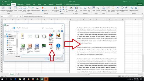 how to add pdf file in excel 2016
