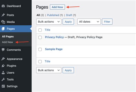 how to add photos to wordpress page
