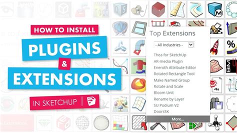 how to add plugins in sketchup