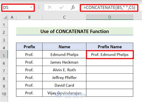 how to add prefix in excel formula