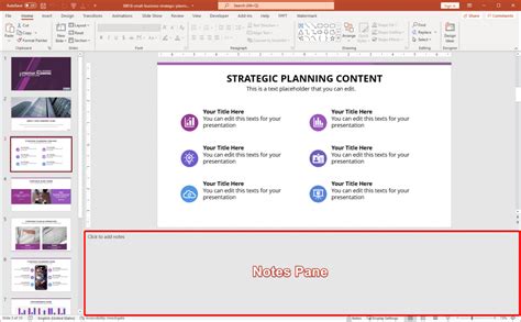how to add presenter notes in powerpoint online