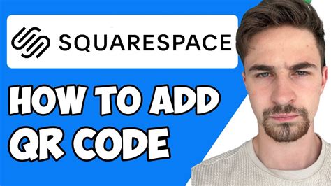 how to add qr code to squarespace
