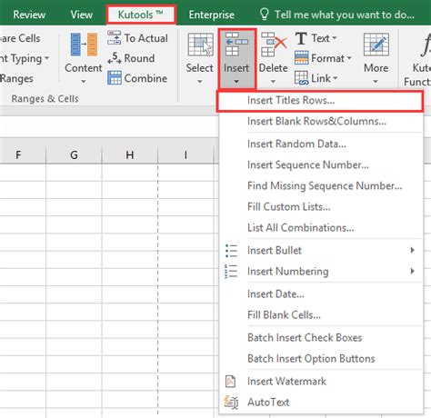 how to add repeat header row in excel