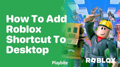 how to add roblox to desktop
