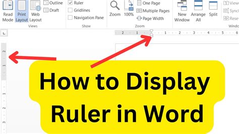 how to add ruler guides in word