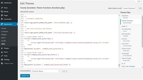 how to add script in head tag wordpress
