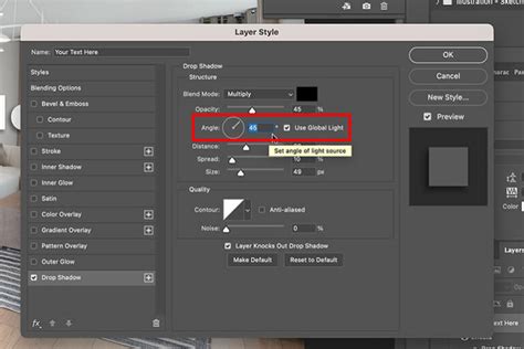 how to add shadow to text in wordpress