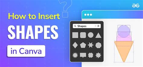 how to add shapes in canva