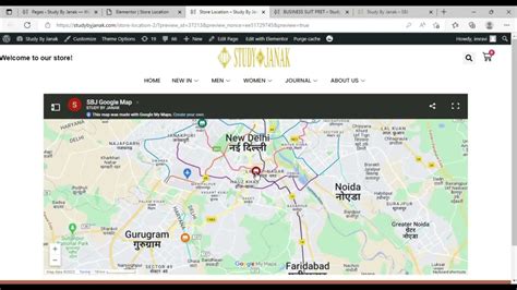 how to add shop location in google map