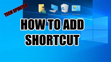 how to add shortcut to desktop