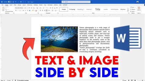 how to add side text in word