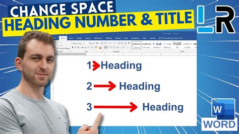 how to add space after number in word