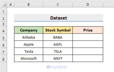 how to add stock data type in excel 2016