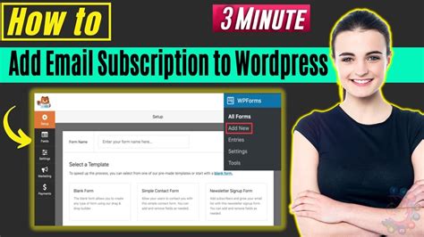 how to add subscribe in wordpress