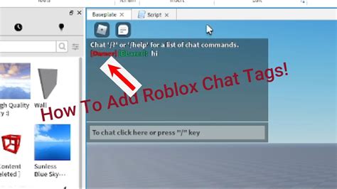 how to add tags to your roblox game
