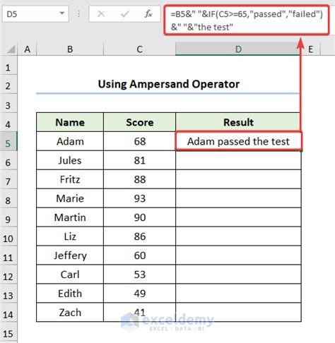how to add text in if formula excel