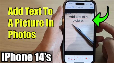 how to add text in iphone photo editor