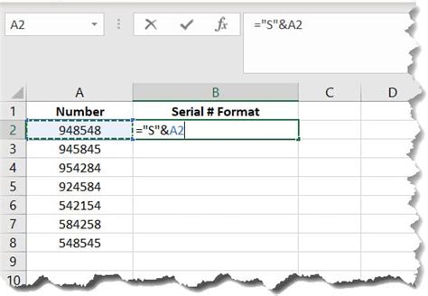 how to add text in number excel