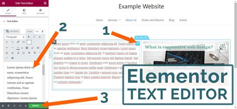 how to add text on image in wordpress elementor