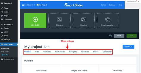 how to add text slider in wordpress