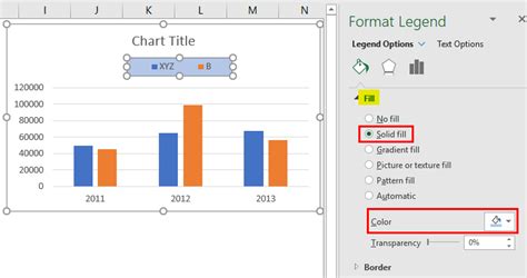 how to add text to excel graph legend