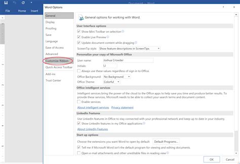 how to add the developer tab in word 365